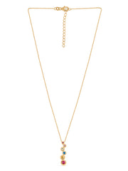 Lollipop Linear Gold Pendant For Women