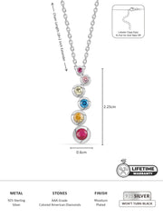 Lollipop Linear Pendant For Women-5