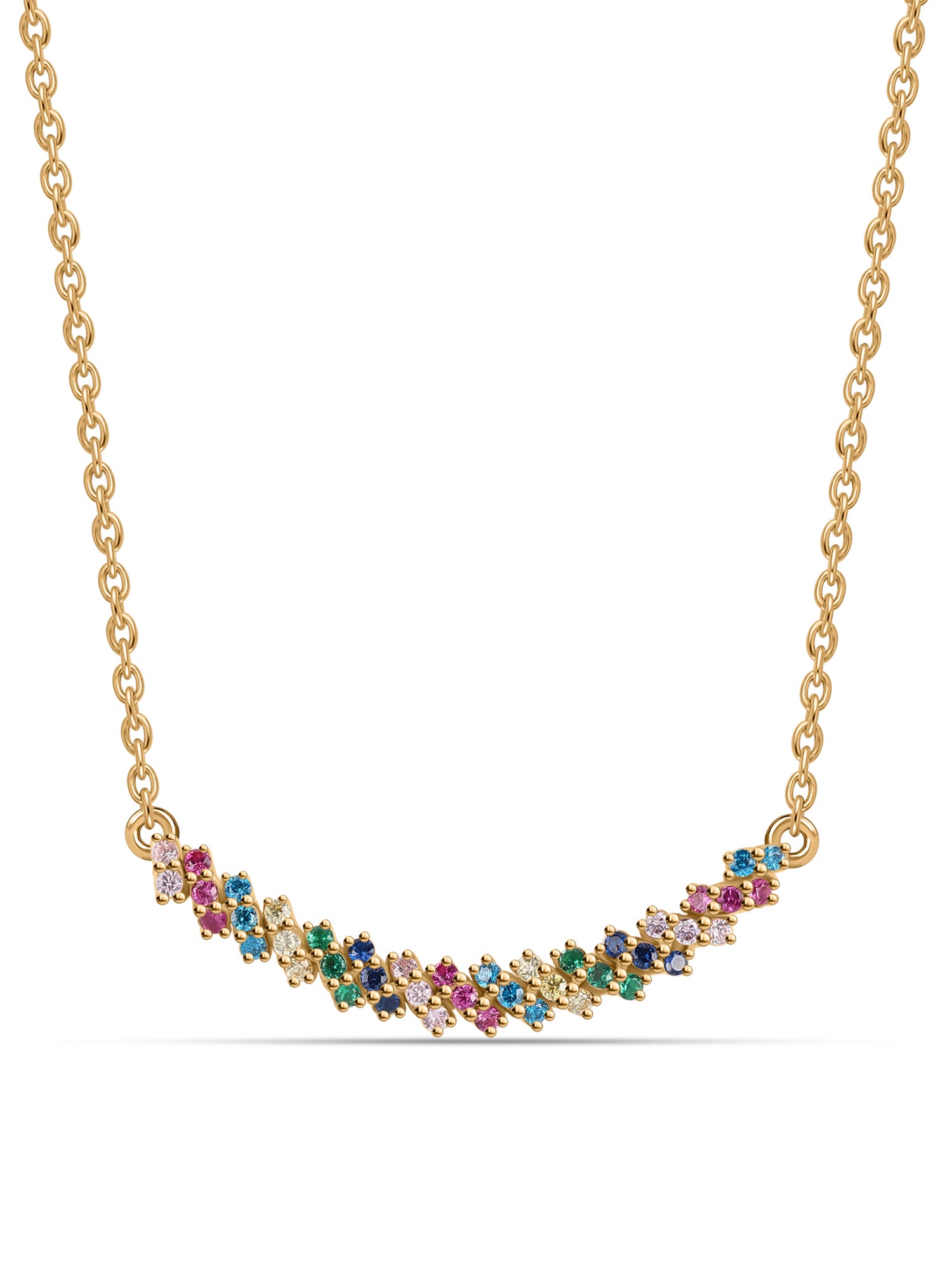 Color Pops Gold Necklace For Women