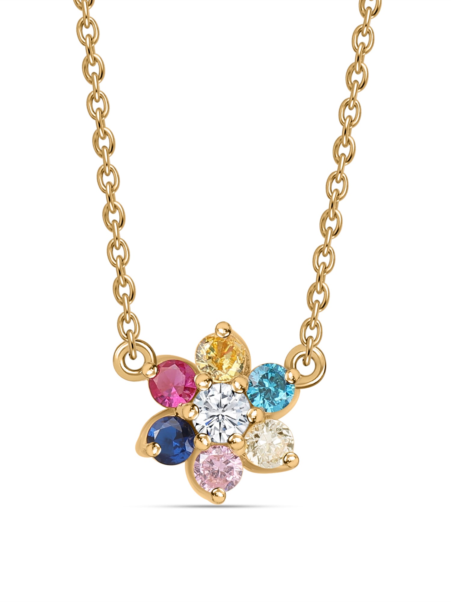 Color Pops Gold Necklace For Women