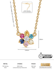 Color Pops Gold Necklace For Women-5