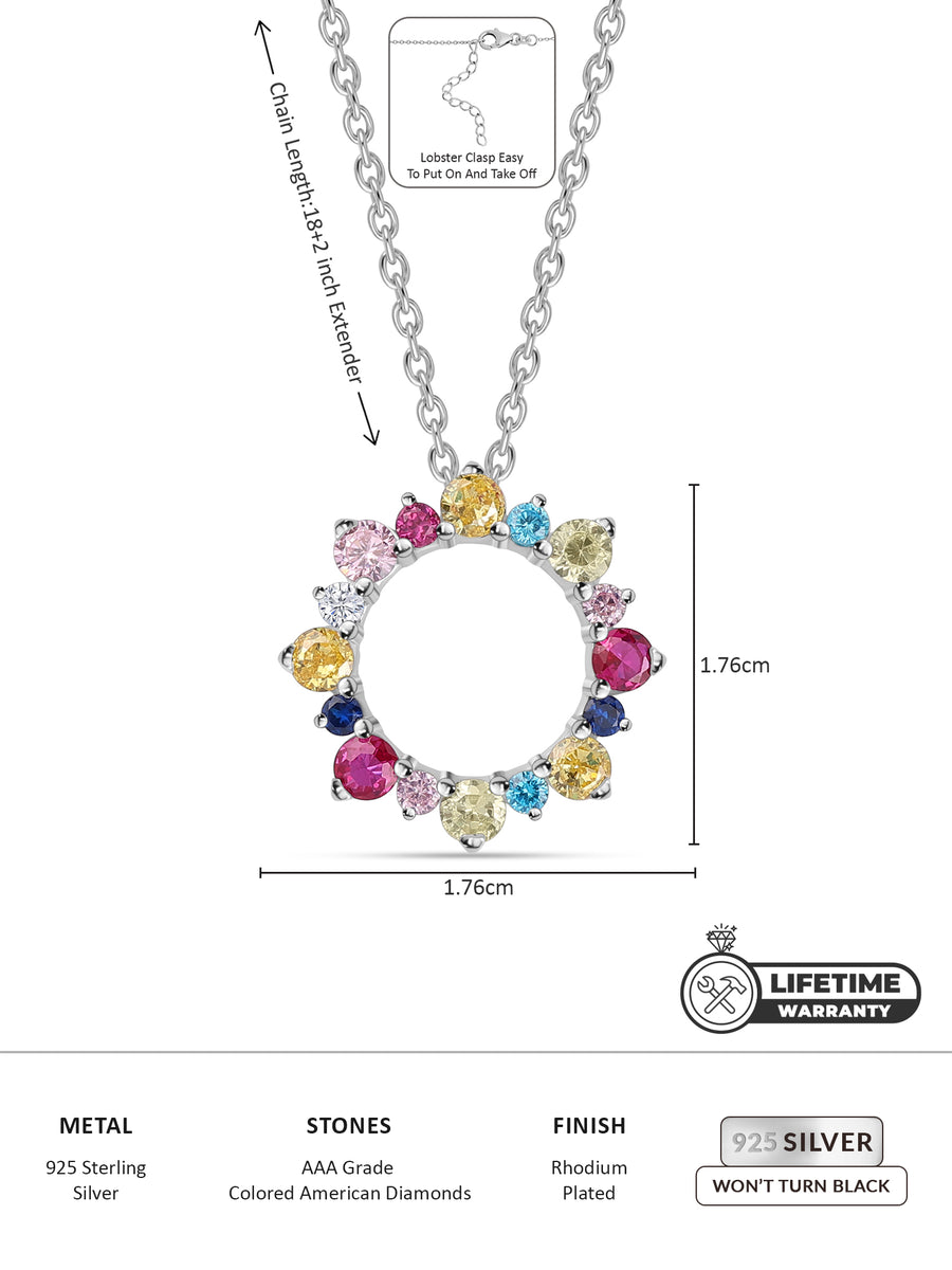 Color Pops Pendant For Women-5