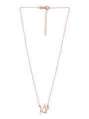 Rose Gold Name Pendant With Chain for Women_2