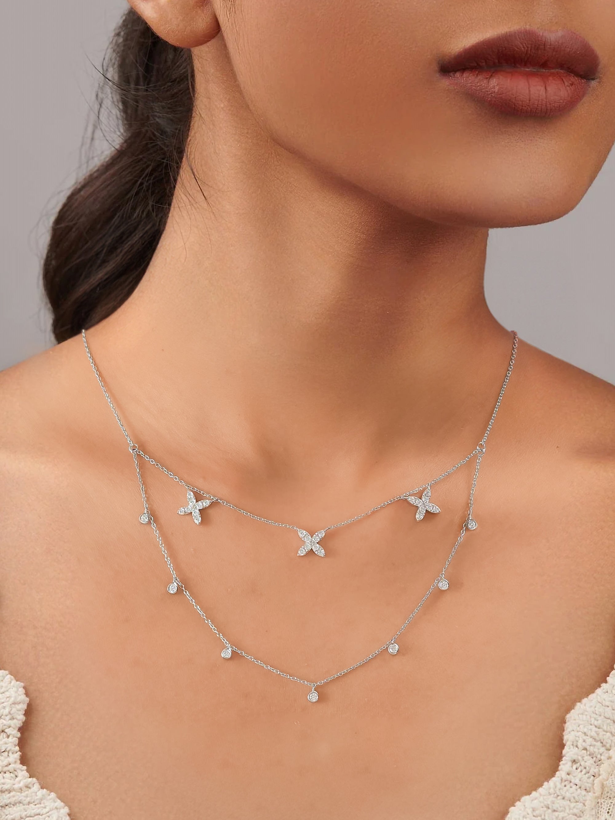 Double Layer Choker Necklace For Women-1