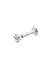 0.10 Carat 14k Yellow Gold Solitaire Diamond Nose Pin