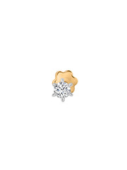 0.06 Ct Yellow Gold Solitaire Diamond Nose Pin_3