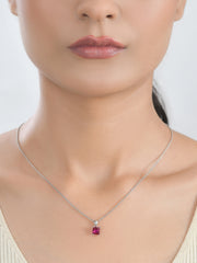 Rubeena Ruby Pendant For Women