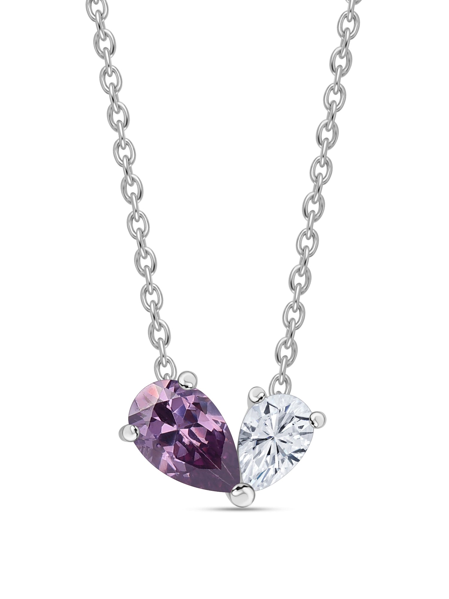 Toi Et Moi Amethyst Necklace