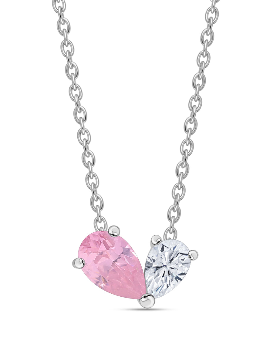 Toi Et Moi Blush Pink Necklace