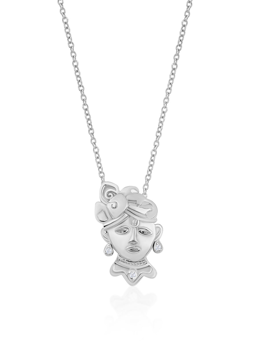 Shreenathji Silver Pendant With Chain-1