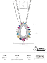 Pear Pops Multicolor Pendant For Women-4