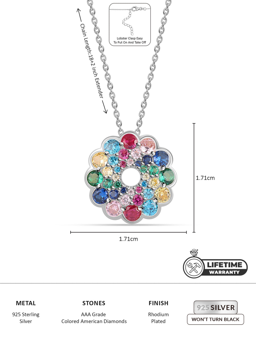 Flower Pops Pendant For Women-5