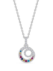 Cirlce Pops Multi Color Pendant