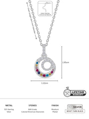 Cirlce Pops Multi Color Pendant-5