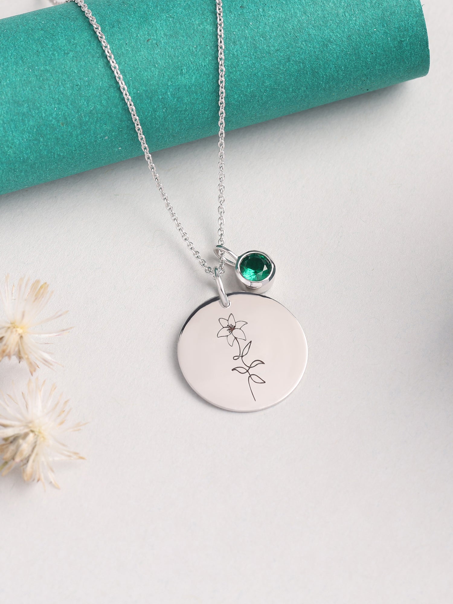 May Birth Flower Necklace