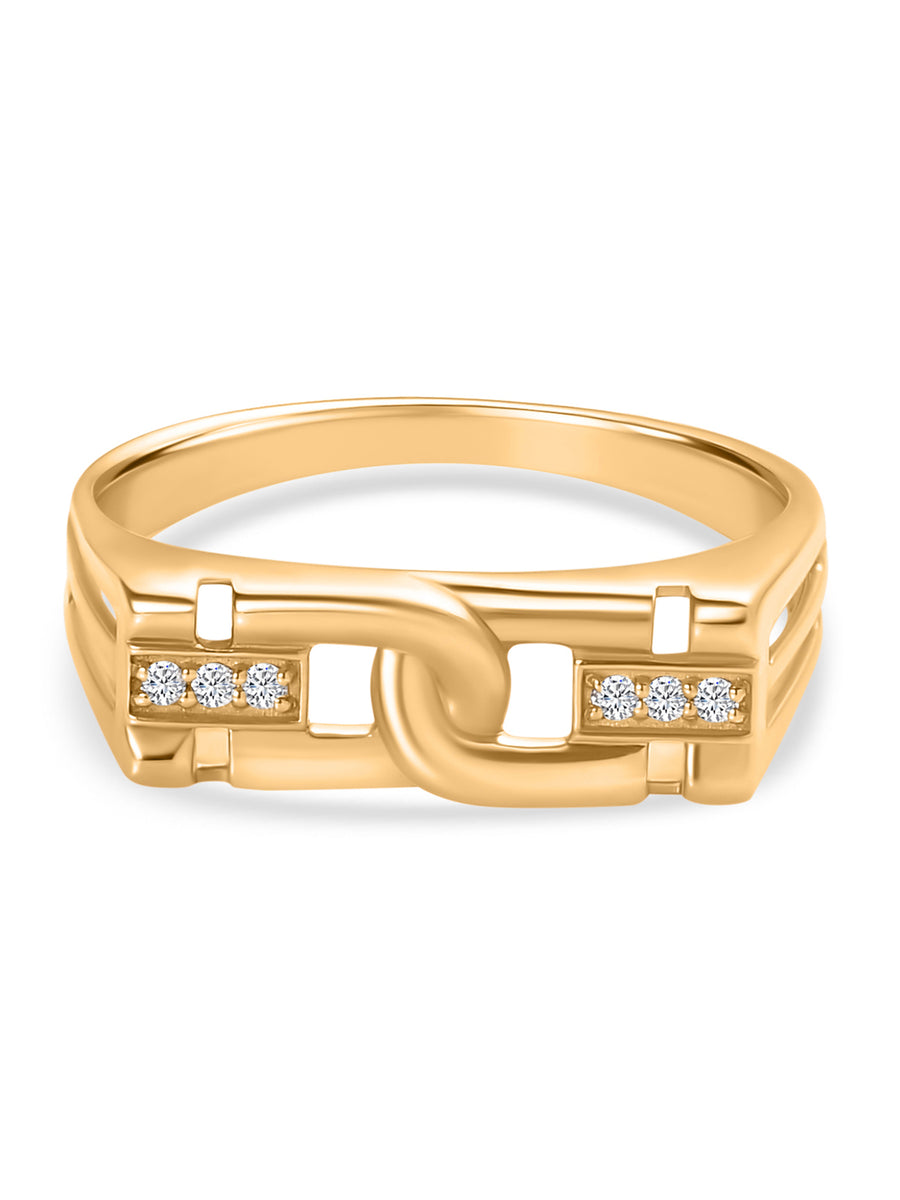 Gold Diamond Ring | Engagement Ring for Men