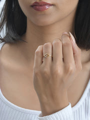Shining Diamond Gold Finger Ring-2