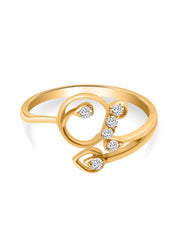 Bloom Gold and Diamond Finger Ring