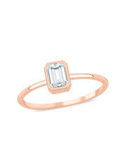 Stylish Solitaire Lab Diamond Ring