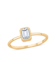 Stylish Solitaire Lab Diamond Ring