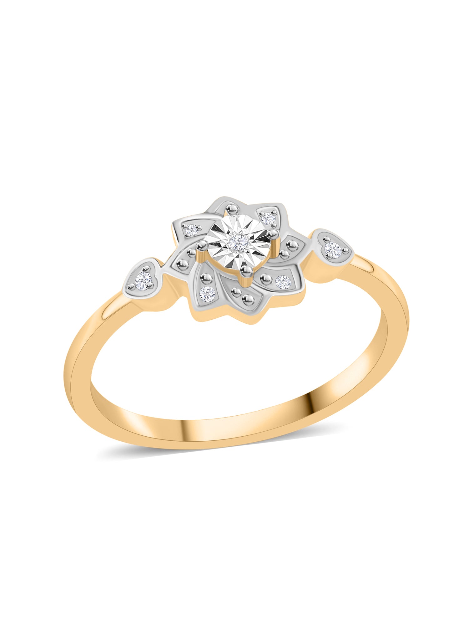 Flower Diamond Ring For Women