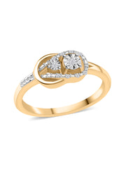 Lab Diamond Infinity Gold Ring