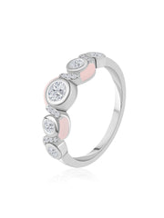 Solitaire Enamel Ring For Women-2