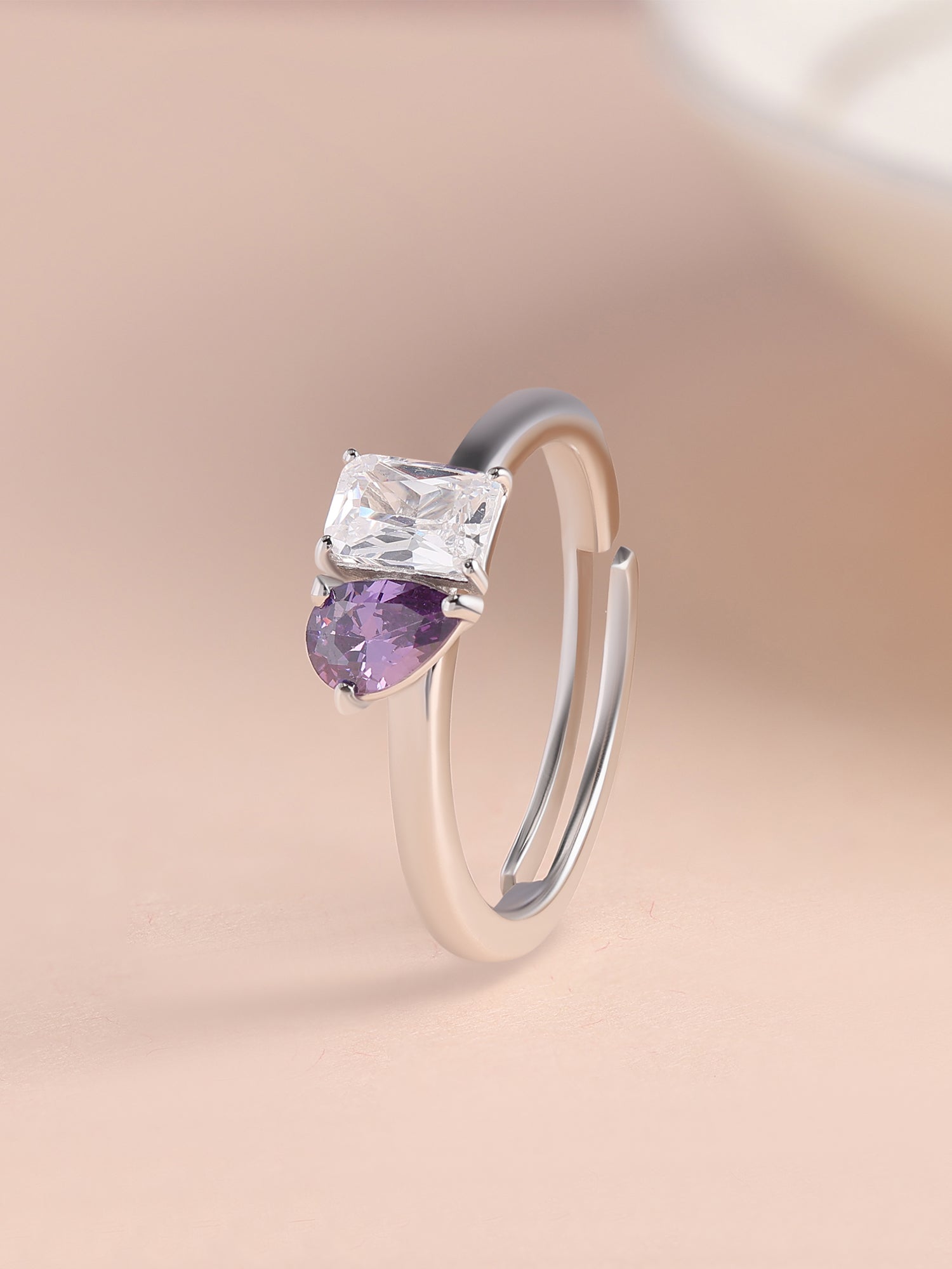 Toi Et Moi Amethyst Ring