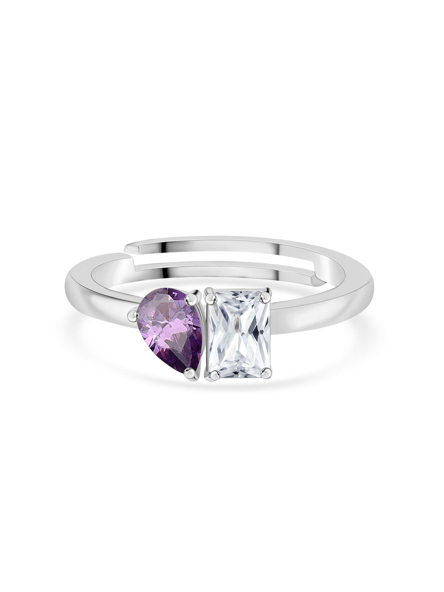 Toi Et Moi Amethyst Ring