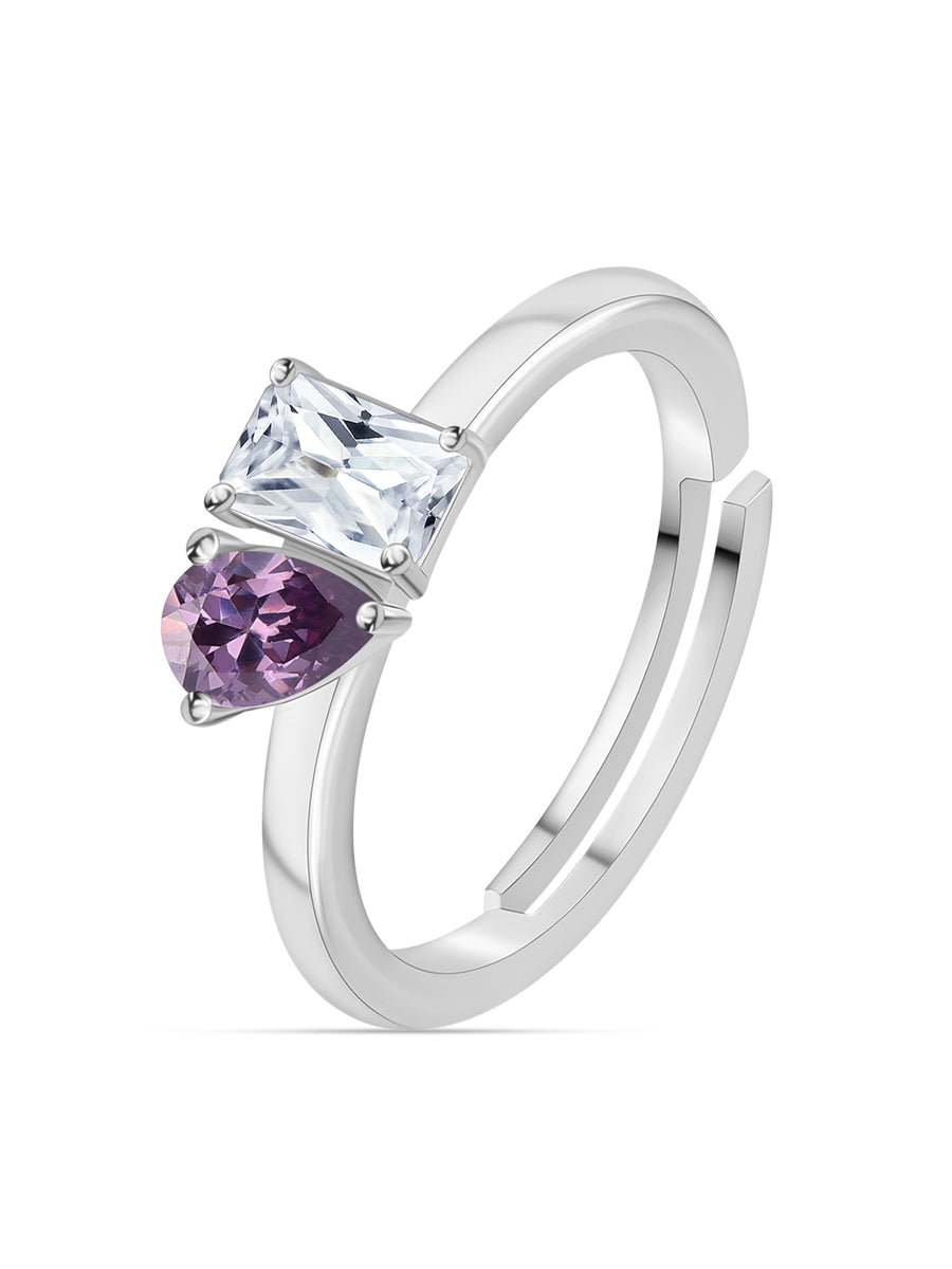 Toi Et Moi Amethyst Ring-2