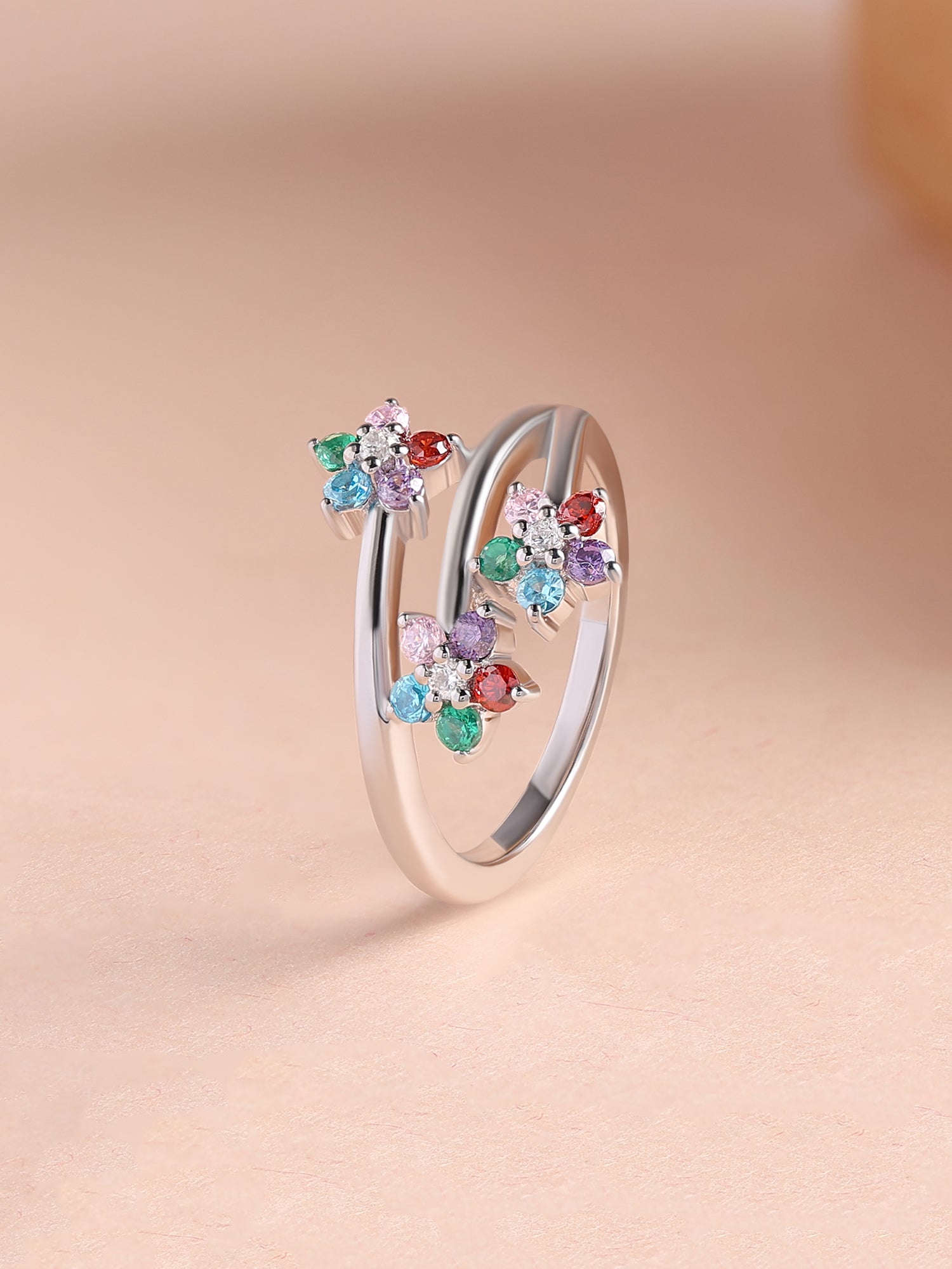 Flower Pops Ring For Women-2