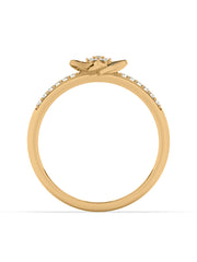 Starry Diamond Ring In Yellow Gold_3