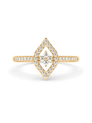 Glory Diamond Ring In yellow Gold_1