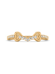 Bow Diamond Ring In Yellow Gold_1