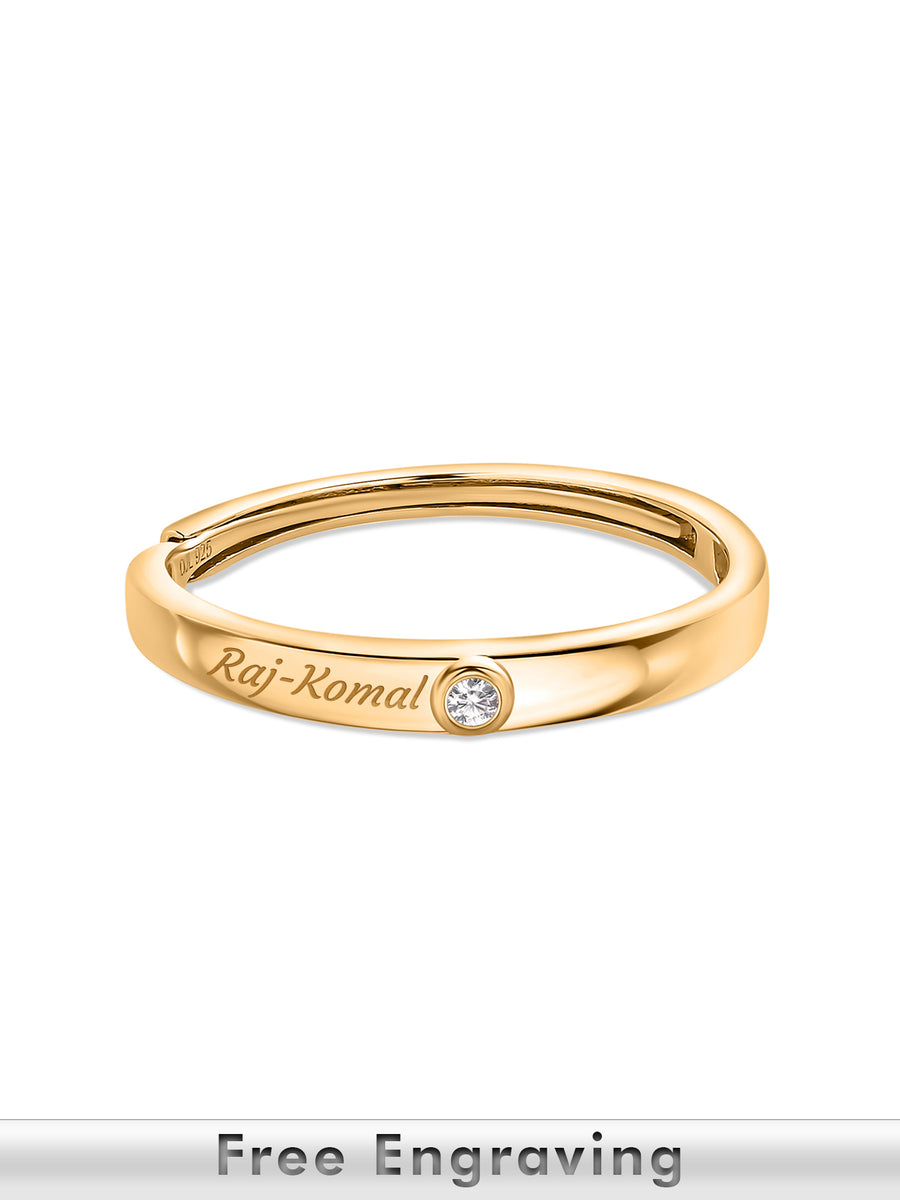 Solitaire Band Ring For Men