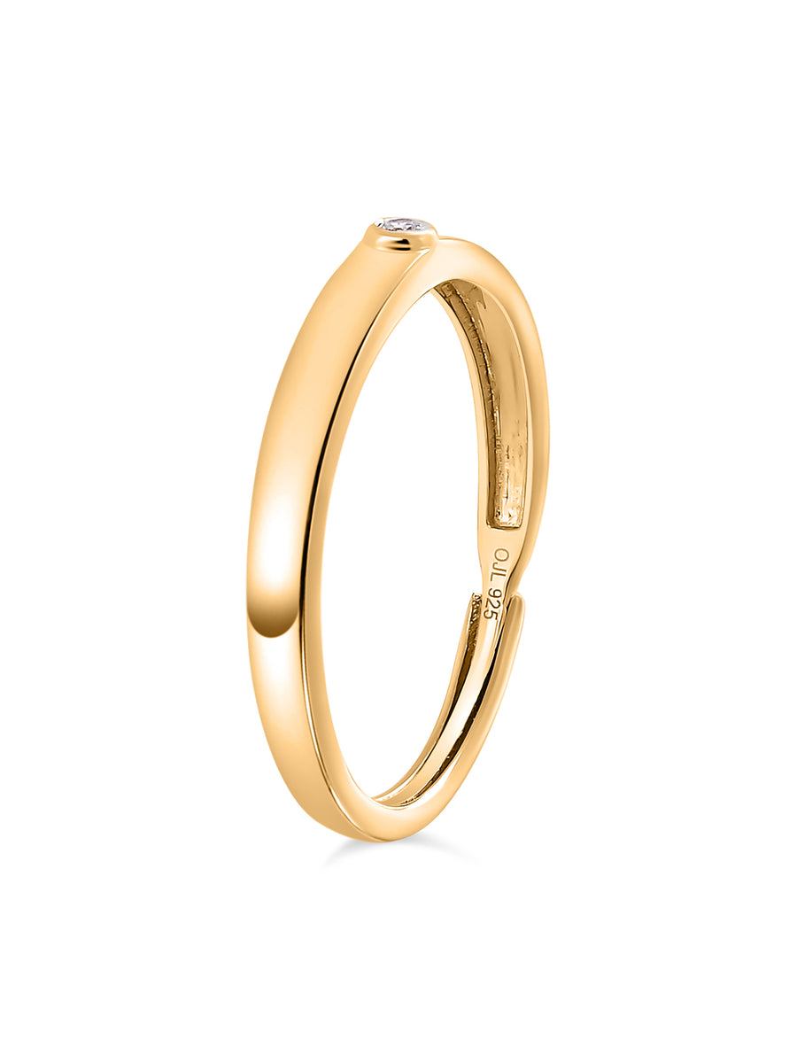 Solitaire Band Ring For Men