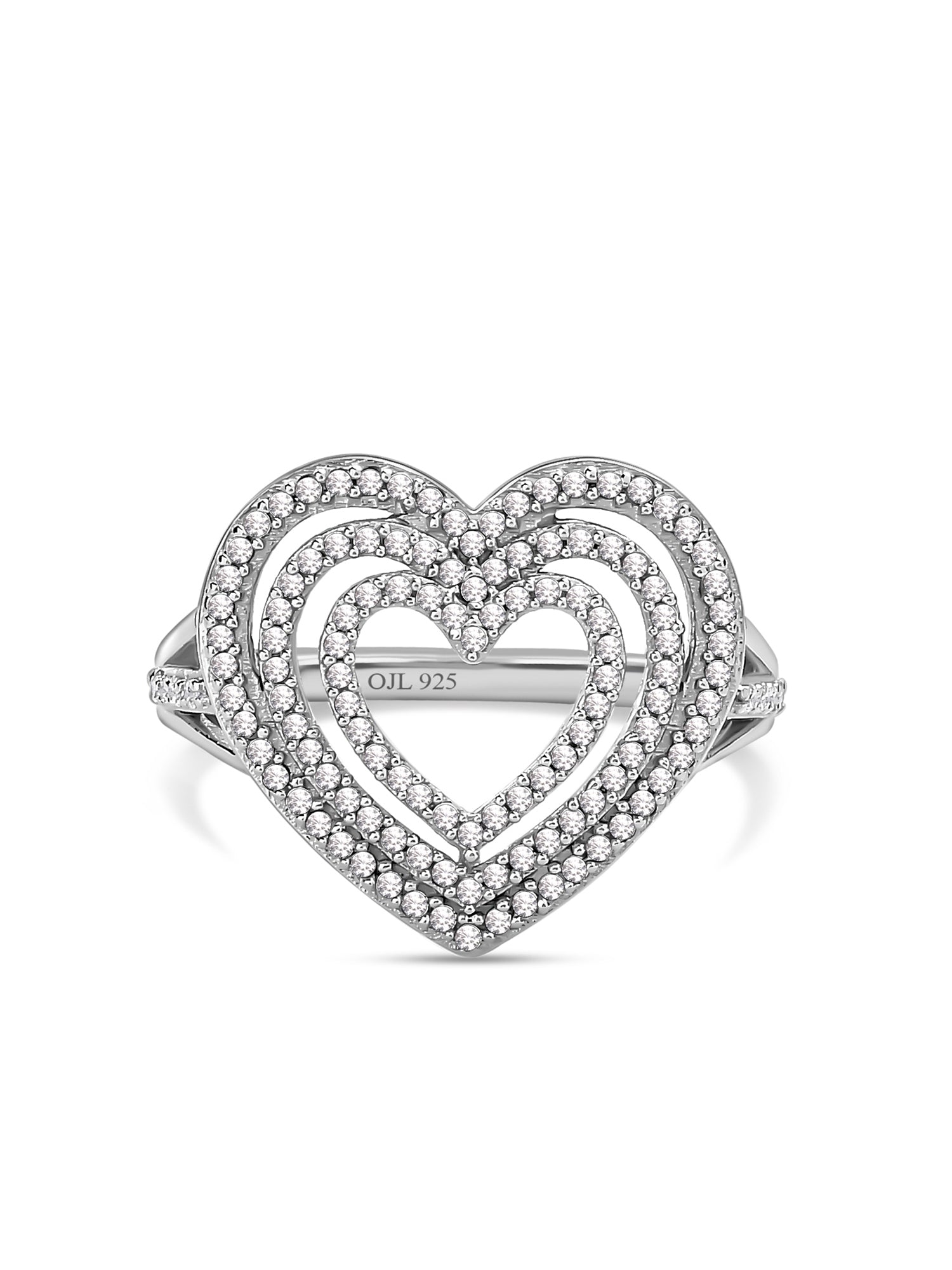 Open Heart Ring For Women-2