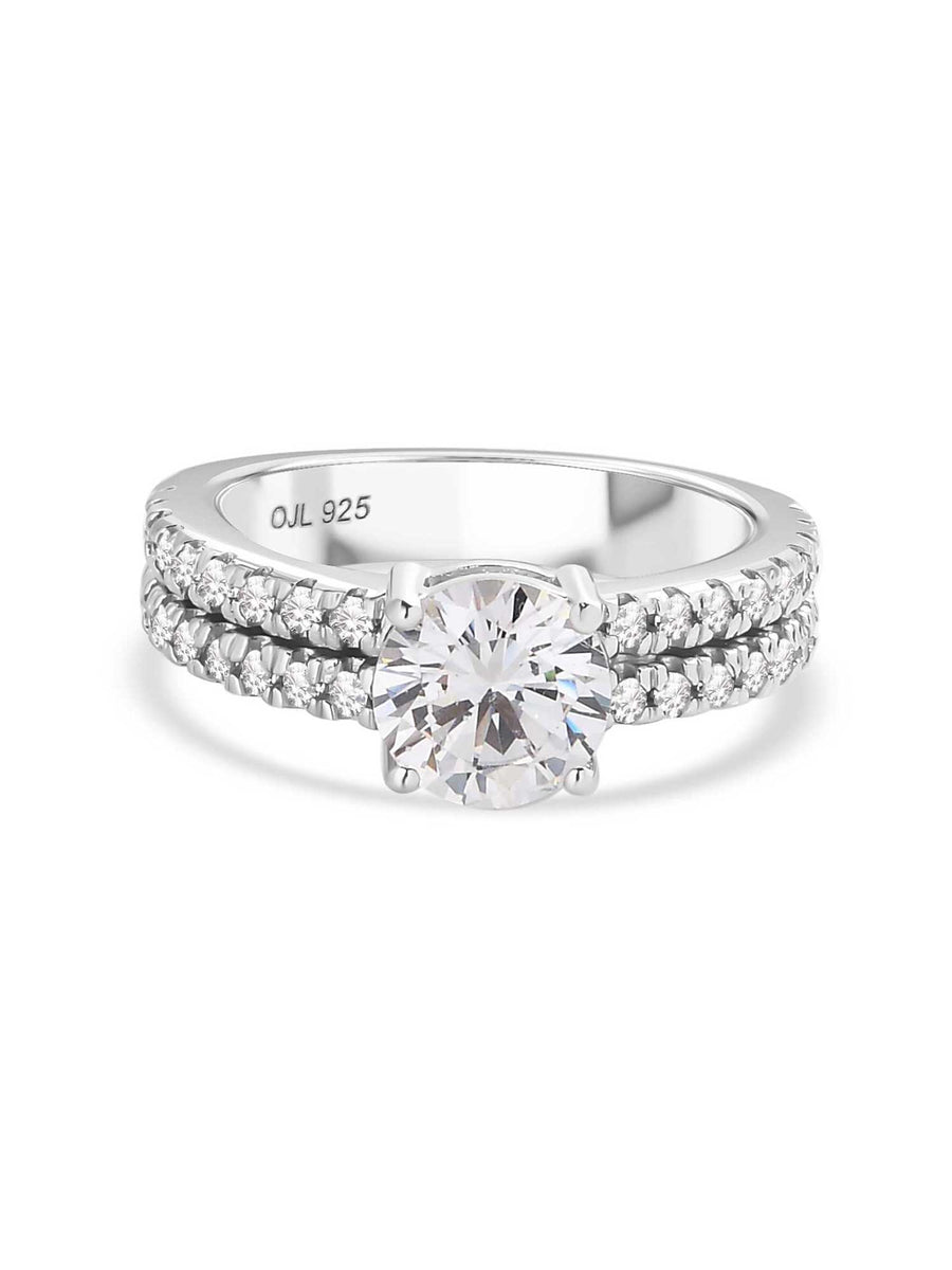 1.5 Carat American Diamond Engagement Solitaire Ring