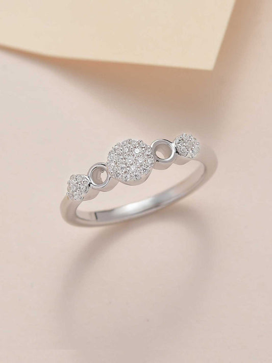 Alluring Diamond Look Ring For Women