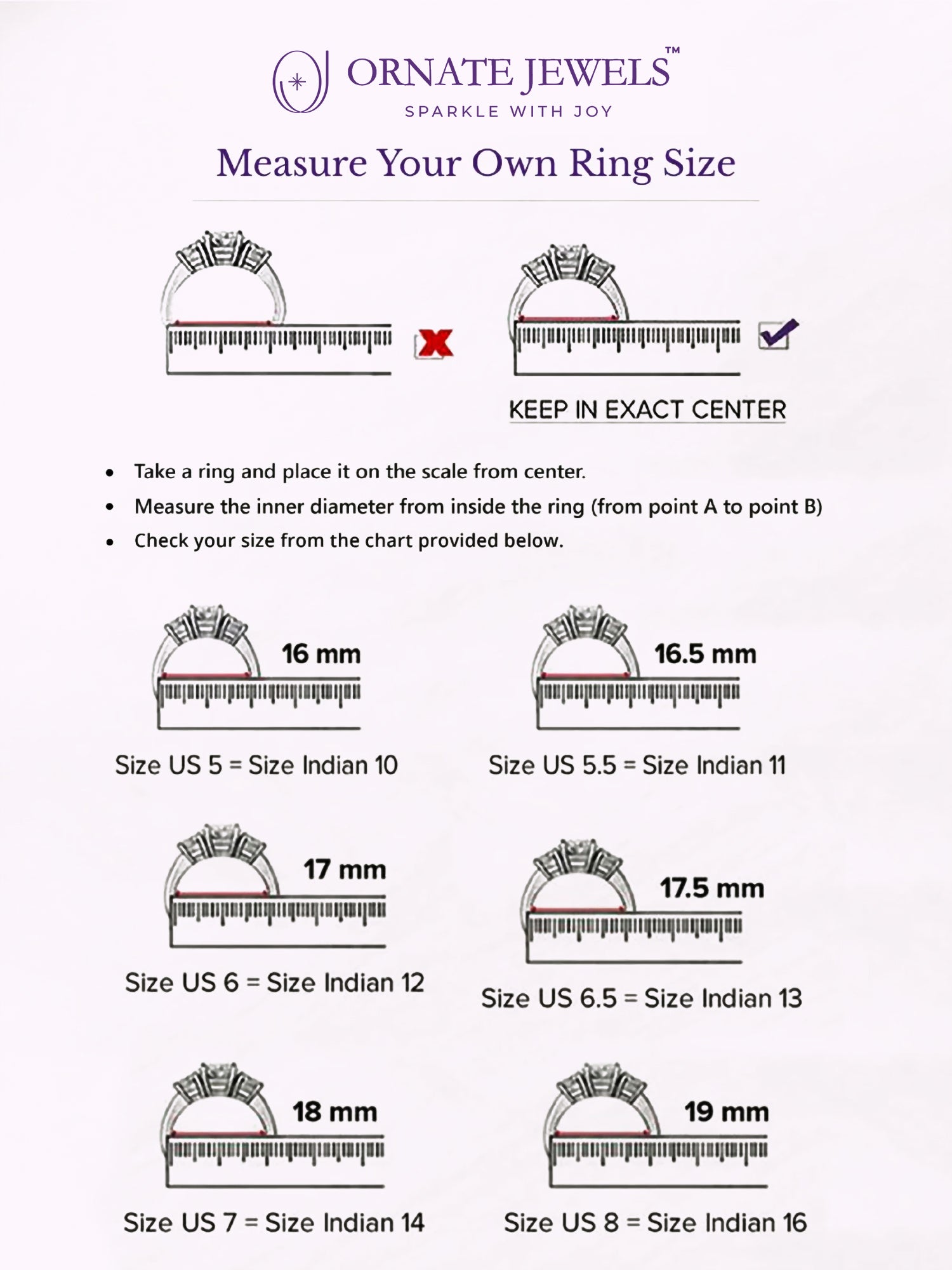 Ring Size Chart