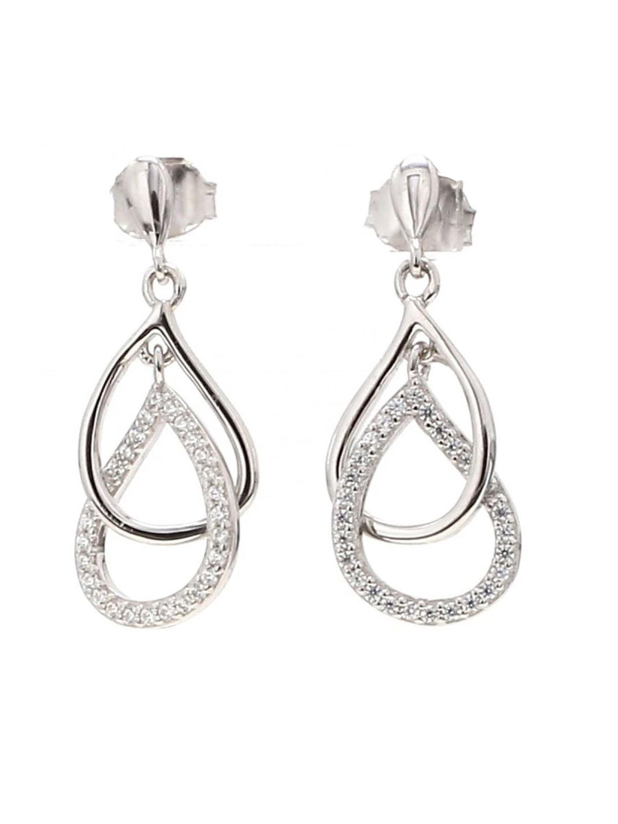 American Diamond Drop Dangler Earrings