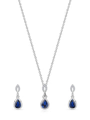 Sapphire Drop Set For Women