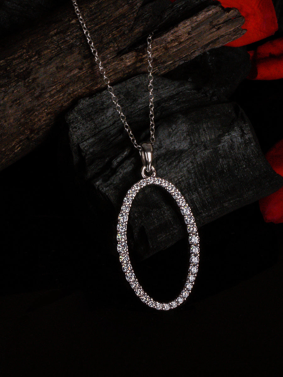 Love Circle Pendant With Chain