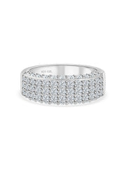 925 Silver Engagement Band Ring For Women-1