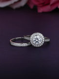 925 Silver 2 Carat Solitaire Engagement Ring