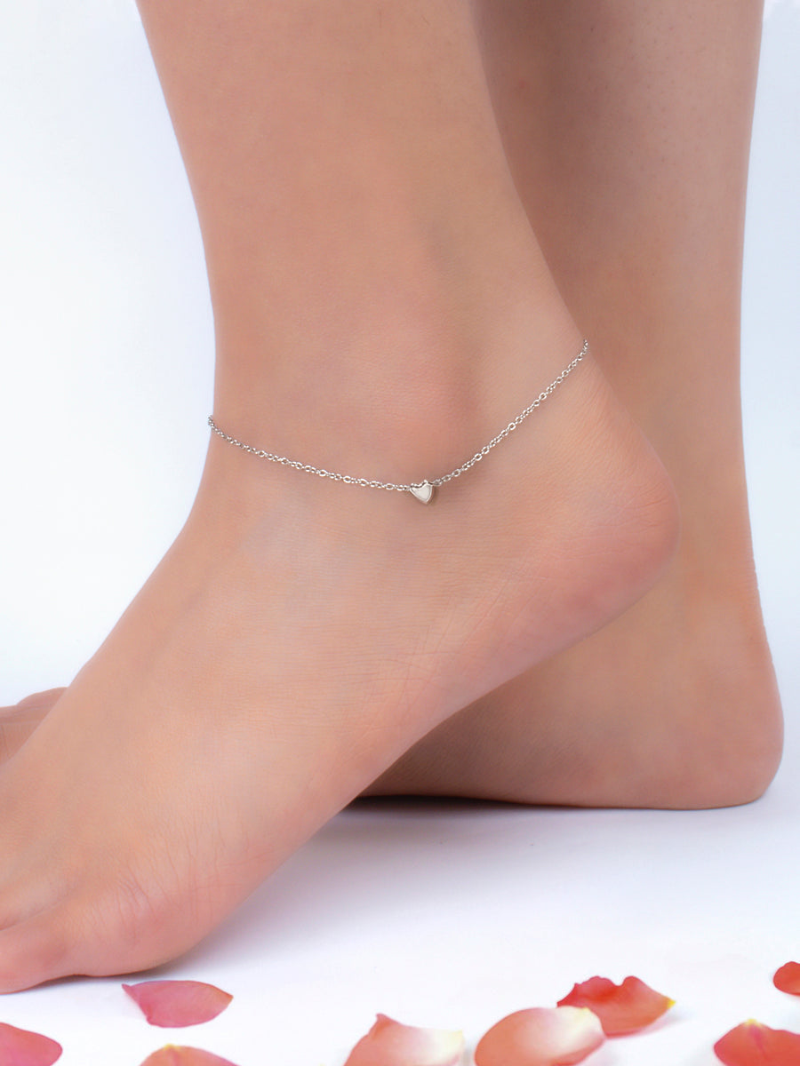MY HEART PLAIN SILVER ANKLET-4My Heart Plain Silver Anklet-5