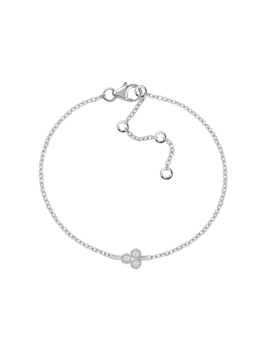 CHIC TRIO SILVER BRACELET