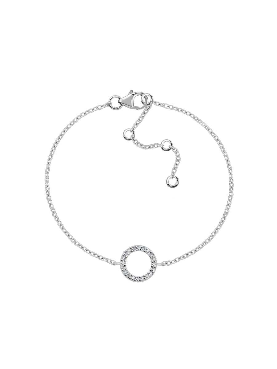 LOVE CIRCLE SILVER BRACELET