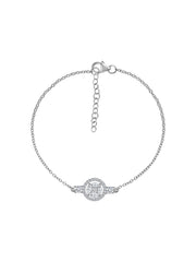 Set of 3 Diamond Look Bracelets For Women-1