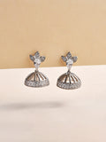 Leela Pure 925 Silver Jhumka Earrings For Women-5